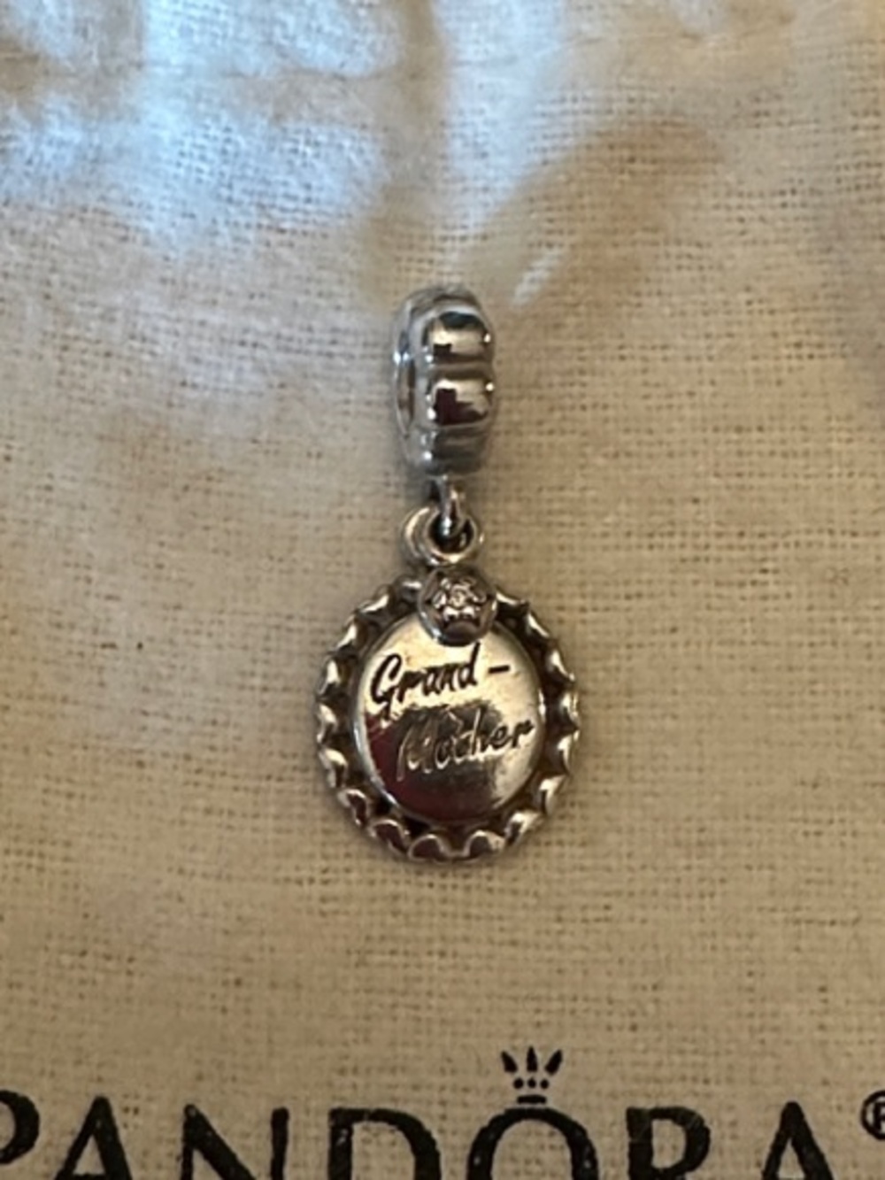 Pandora Grandmother dangle charm